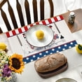 thumbnail image 5 of Promotions! 4PCS Table Mat 4th of July Decoration Anti-Slip Placemat Dining Tablemat American Independence Day Coaster Kitchen Accessories, 5 of 6