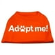 Adoptez-moi Chemise Sérigraphiée Orange Lg (14) – image 1 sur 1