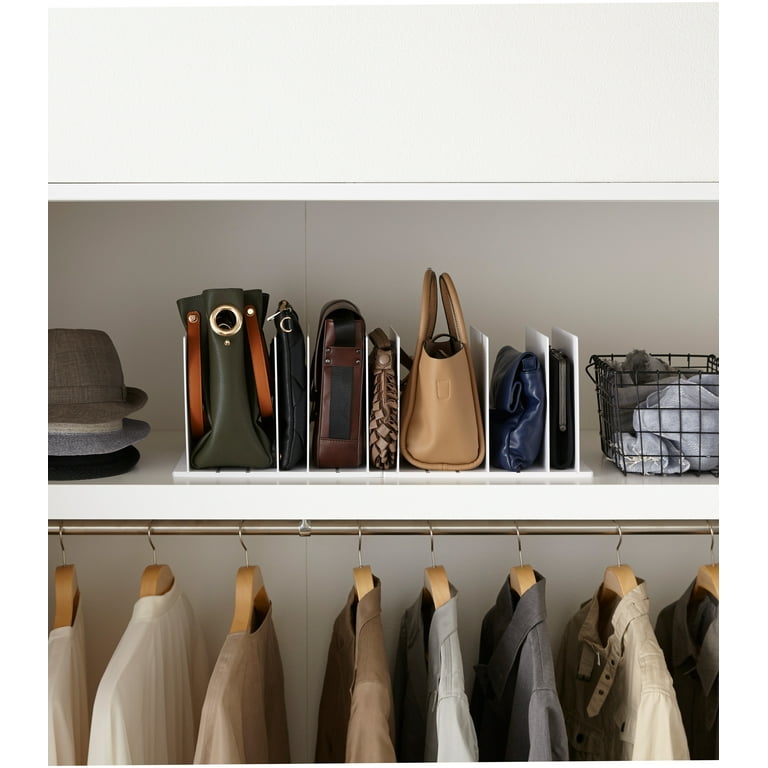  YAMAZAKI Home Smart Purse Organizer/Bag Divider For Closet  Shelf - Abs Plastic : Home & Kitchen