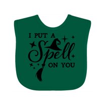 Inktastic I Put a Spell on You Halloween Magic Boys or Girls Baby Bib