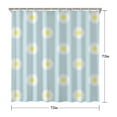 thumbnail image 5 of Waterproof Cute Boho Daisy Shower Curtain 72x72 Inch Boho Style Polyester Unique Shower Curtain for Bathroom Hotel Home Decor with 12 Plastic Hooks, 5 of 5