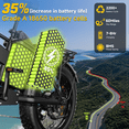 thumbnail image 4 of Folding Electric Mountain Bike for Adults, 750W/1500W Peak Motor, 48V 25Ah UL2849 Battery, 20"×4.0 Fat Tire, 7-Speed Off-Road E-Bike, 4 of 10