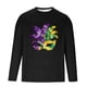 thumbnail image 5 of Amzcrzy Sudadera Para Hombre, Moda Para Hombre, Estampado De Carnaval, Blusa De Manga Larga Y Cuello Redondo, Color Negro, 2Xl, 5 of 5