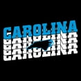 thumbnail image 3 of Carolina Retro Repeat - Sports Team City Pride Tailgating T Shirt - X-Large - Black, 3 of 6