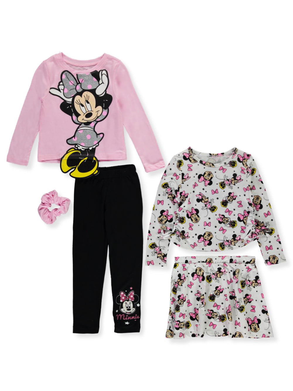 NEW GIRLS DISNEY BLUE & PINK MINNIE MOUSE  PJYAMAS SIZE 12-18,2-3 & 3-4 YEARS 