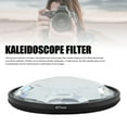 thumbnail image 3 of Camera Kaleidoscope Filter, Kaleidoscope Glass Prism Lens Effects, 35-85mm Recommended Focal Length, Special Effects Filter Accessories for Digital Cameras and SLRs, 3 of 7