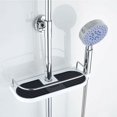 thumbnail image 3 of Estante de ducha sin taladro para riel de ducha - Soporte organizador de baño para champú, se adapta a rieles de 19 mm a 25 mm/lGR65Aixl, 3 of 5