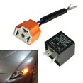 thumbnail image 4 of Xotic Tech 1 Pce Relais Clignotant LED 3 Broches avec Adaptateur de Faisceau de Conversion pour Ampoules de Feu de Signalisation LED Compatible avec Prises CF13 et CF14, 4 of 10
