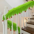 thumbnail image 6 of Dalrosia Christmas Tree Garland Decoration Pampas Grass Garland Faux Artificial Fabric Feathers Boho for Mantle Xmas Tree Home Farmhouse Christmas Holiday Party Supplies, 6 of 6