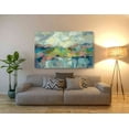 thumbnail image 3 of Epic Graffiti 'Abstract Lakeside' by Silvia Vassileva, Canvas Wall Art, 60"x40", 3 of 3