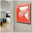 thumbnail image 2 of Detroit Red Wings 12'' x 12'' 3D Logo Wall Art, 2 of 3