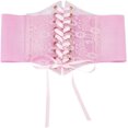 thumbnail image 1 of 1 pieza de corsé de encaje para mujer, elegante, ancho, elástico, ajustable, para vestidos de costura., 1 of 9