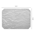 thumbnail image 6 of Unique Bargains 4Pcs Faux Leather Table Decor Placemats Silver Gray 17.7x11.8inch, 6 of 6