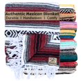 thumbnail image 1 of Manta mexicana Del Mex, 178 x 127 cm, tejida, color burdeos, 1 of 9