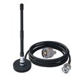 thumbnail image 1 of CB Antenna 27MHz Soft Whip with Magnetic Base RG58 BNC Extension Cable PL259, 1 of 1