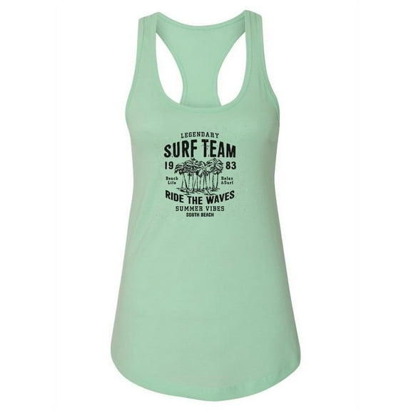 Surf Team Ride The Waves Tank Women -Image by Shutterstock, Female x-Large