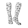 thumbnail image 4 of Fotbe Retro Rooster print Women's Men's Novelty Crew Socks Cotton Socks Knee High Socks for Walking,Running,Nurses,Pregnancy, 4 of 9