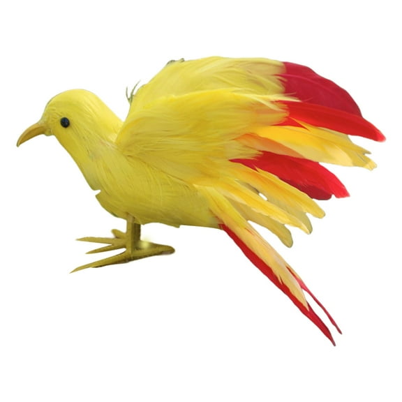 High Detail Artificial Feathered Bird Model Bird Figurine for Christmas Tree and Garden Ornamentation Home Yard Decoration