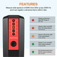 thumbnail image 4 of EMF Meter ABS Electromagnetic Radiation Tester EMF Meter Large Frequency Range Health Protection With 5 LED Indicator, 4 of 8
