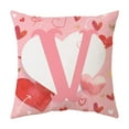 thumbnail image 1 of Xihbxyly Funda de Almohada de San Valentín, Suave Funda de Cojín de Poliéster, Diseño Único, Tela de Fácil Cuidado, Ideal para Sala de Estar, Dormitorio, Oficina, Regalo Perfecto para Parejas., 1 of 6
