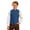00&Blue1848, variant on Boys Formal Vest Mandarin Collar Button Down Waistcoat for Kids, Blue, Sizes 2-14