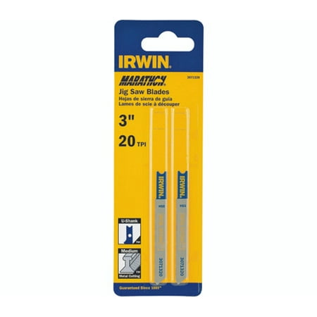 

Irwin 3071320 Marathon Jigsaw Blade 3 Inch 20 Tooth Bi Metal