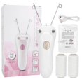 thumbnail image 1 of Electric Cotton Thread Epilator with USB Charger, Facial and Body Hair Removal Device, Gold, 1 of 3