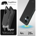 thumbnail image 3 of TUDIA MergeGrip Oneplus Nord N30 5G Case Dual layer Tough Heavy Duty Case - Matte Black, 3 of 7
