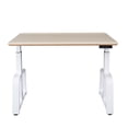 thumbnail image 6 of Stand Up Desk Store Programmable Electric Ergonomic Standing Desk (White Frame/Antique Birch Desktop, 48” Wide), 6 of 7