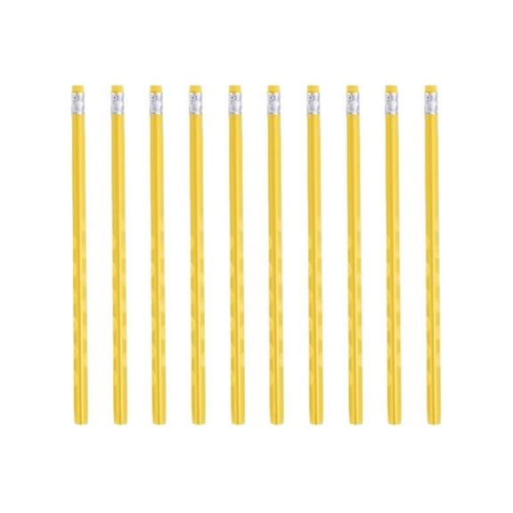 Custom Wooden Pencils Bulk 10-Pack, Personalized Back-To-office Gift for teen Kindergarten to College, Engraved Name Motivational #2 Hb Lead, Eco-Friendly Cedar Barrel, 10*Hole Pencil with Eraser