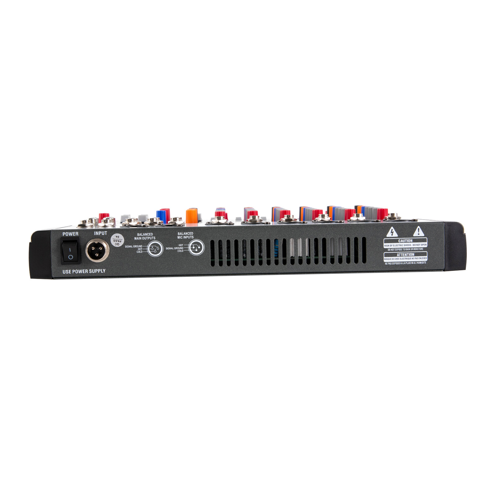 6 Channel Mixing Console Audio Mixer Bluetooth USB Audio Interface 48V Phantom Power Mixer Use for Stereo DJ Studio PC Recording Singing Webcast Party