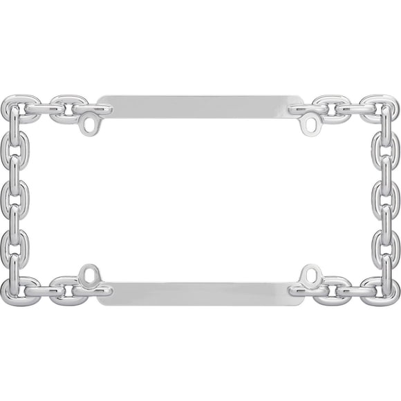 Cruiser Accessories, cadre chromé en forme de chaîne pour plaque d’immatriculation