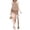 Khaki, variant on Osfvolr Women'S Y2k Summer Halter Dress Open Back Sleeveless Ruffle Hem Bubble Going Out Mini Dresses Khaki S