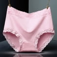 thumbnail image 5 of Women Fashion Plus Size Cotton Lace High Waist Sexy Comfortable Panties Women Seamless Underwear, 5 of 5