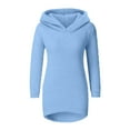 thumbnail image 5 of Trends Oversized Sweatshirts for Women Athletic Womens Sherpa Hoodie Fluffy Women's Hoodies Pullover Sky Blue S, 5 of 7