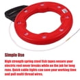 thumbnail image 2 of Yeacher 30M Fiberglass Fish Tape Reel Puller Conductive Electrical Cable Puller with Impact Case Electric or Communication Wire Puller Use for Drywall Ceiling Under Rug Conduit or, 2 of 7