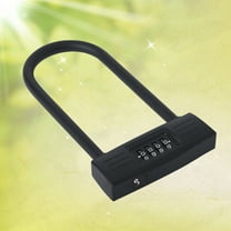 ULTNICE U Shaped Lock Coded Lock Black Password Protection Cycling Locks 1Pack