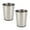 Silver, variant on Bath Bliss 1.3 gal Iron Bathroom Trash Can, Bronze