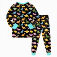 thumbnail image 6 of UAYOTSE Baby Girl Spring Clothes Toddler Spring Outfit Girl Spring Contrast Color Sweatshirt Shirt Pants Winter Outfit Toddler Gift 3 6 12 18 24 Months 2T 3T Outfits,Sizes 7-8 Years, 6 of 6