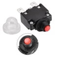 thumbnail image 4 of Thermal Circuit Breakers 30A 125/250V AC 32V DC Push Button Reset Overload Protectors Switch with Waterproof Cap 2 Pcs, 4 of 4