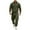 Army Green, variant on Havenre Men Tracksuit Set 2 Piece Fall Spring Long Sleeve Quarter Zip Stand Collar Tactical Pullover Sweatshirts Drawstring Jogging Cargo Pants Gym Sweat Suits with Multi-Pockets Gray M
