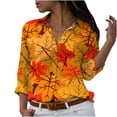 thumbnail image 1 of Pompotops Hauts de Mode pour Femmes Col Rabattu T-Shirts Décontractés Imprimés Amusants Blouse Chemise Imprimée, 1 of 6