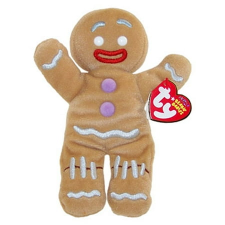 TY Beanie Baby - GINGY the Gingerbread Man (Shrek the Halls DVD