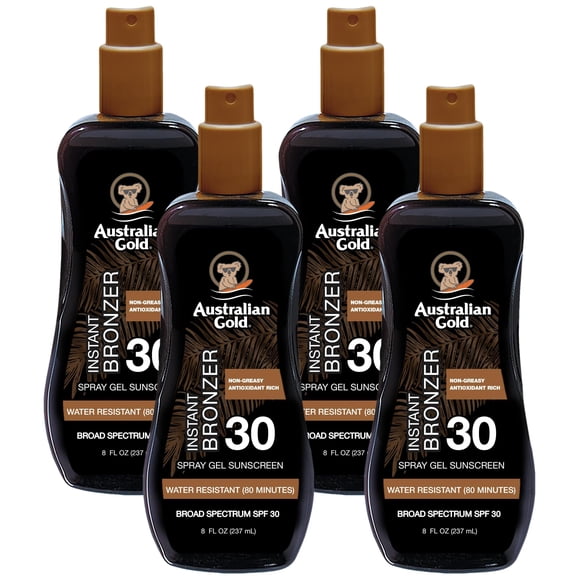 Gel de protección solar en aerosol Australian Gold SPF 30 240 ml con bronceador