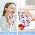 thumbnail image 7 of GZHJMY 2PCS Eiffel Tower Towels Cotton Washcloths Set,Quick Drying & Absorbent Soft Bathroom Hand Towel Lightweight & Portable Fingertip Towel, 7 of 7