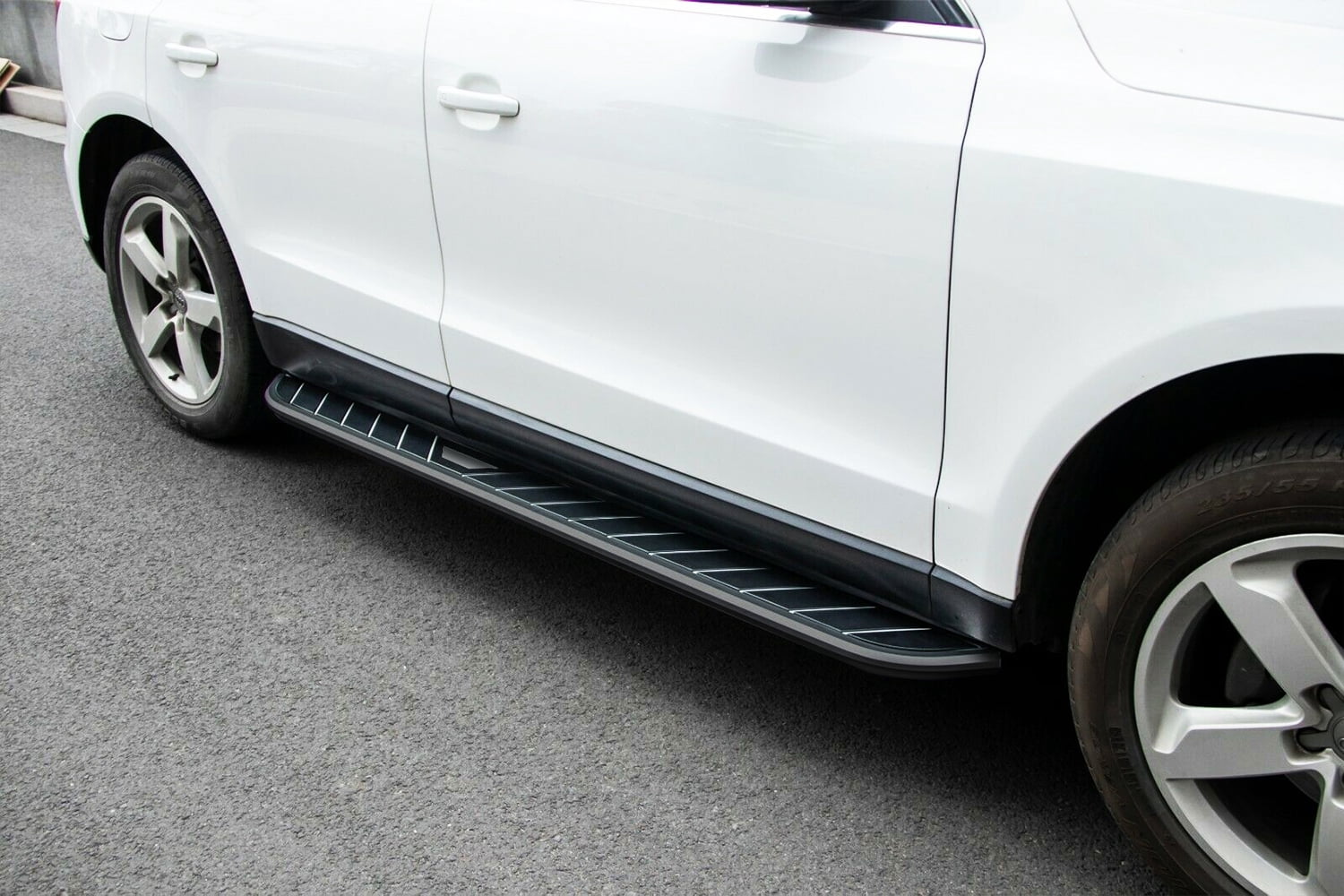 2 pcs fit for JEEP Grand Cherokee 2022-2025(Exc.4XE) Running Boards Aluminium Side Step Nerf bar (with Brackets)  black