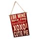 thumbnail image 3 of Be Mine Love You SweetHeart XOXO Valentines Day Door Decor Wall Hanging Sign perfecl Be Mine Sweetheart Plaque, 3 of 8