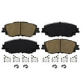thumbnail image 3 of Detroit Axle - Brake Pads for Toyota Avalon RAV4 Venza C-HR Camry Corolla Cross Lexus ES250 ES300h UX200 UX250h UX300h Ceramic Brake Pads w/ Hardware Front & Rear Replacement, 3 of 7