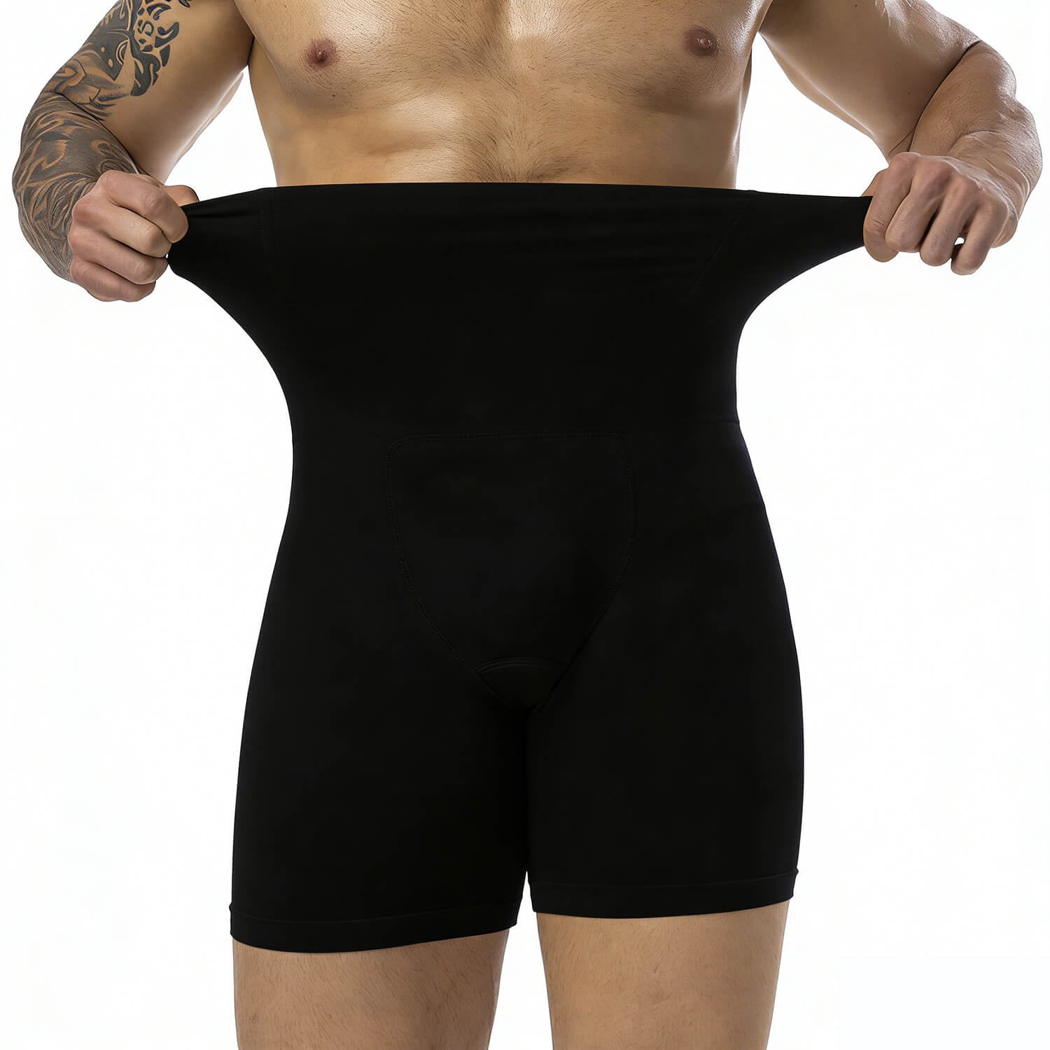 ANYFIT WEAR Men Tummy Control Shorts High Waist Shapewear