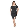 thumbnail image 1 of Vestido de satín Roman Fashion /Tallas Extras, 4299 (Negro) negro 42, 1 of 5